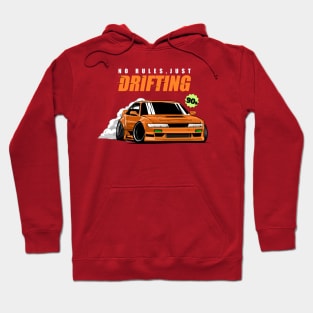 Just Drifting, No rules Hoodie